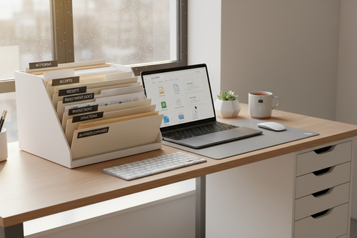 a place where you can keep all your tax preparation documents in one place